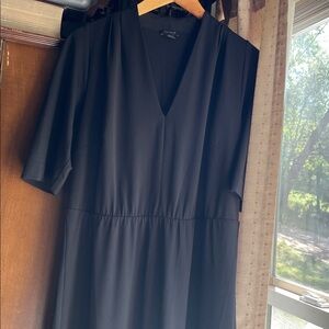 Ann Taylor Classic Black 3/4 Sleeve Dress